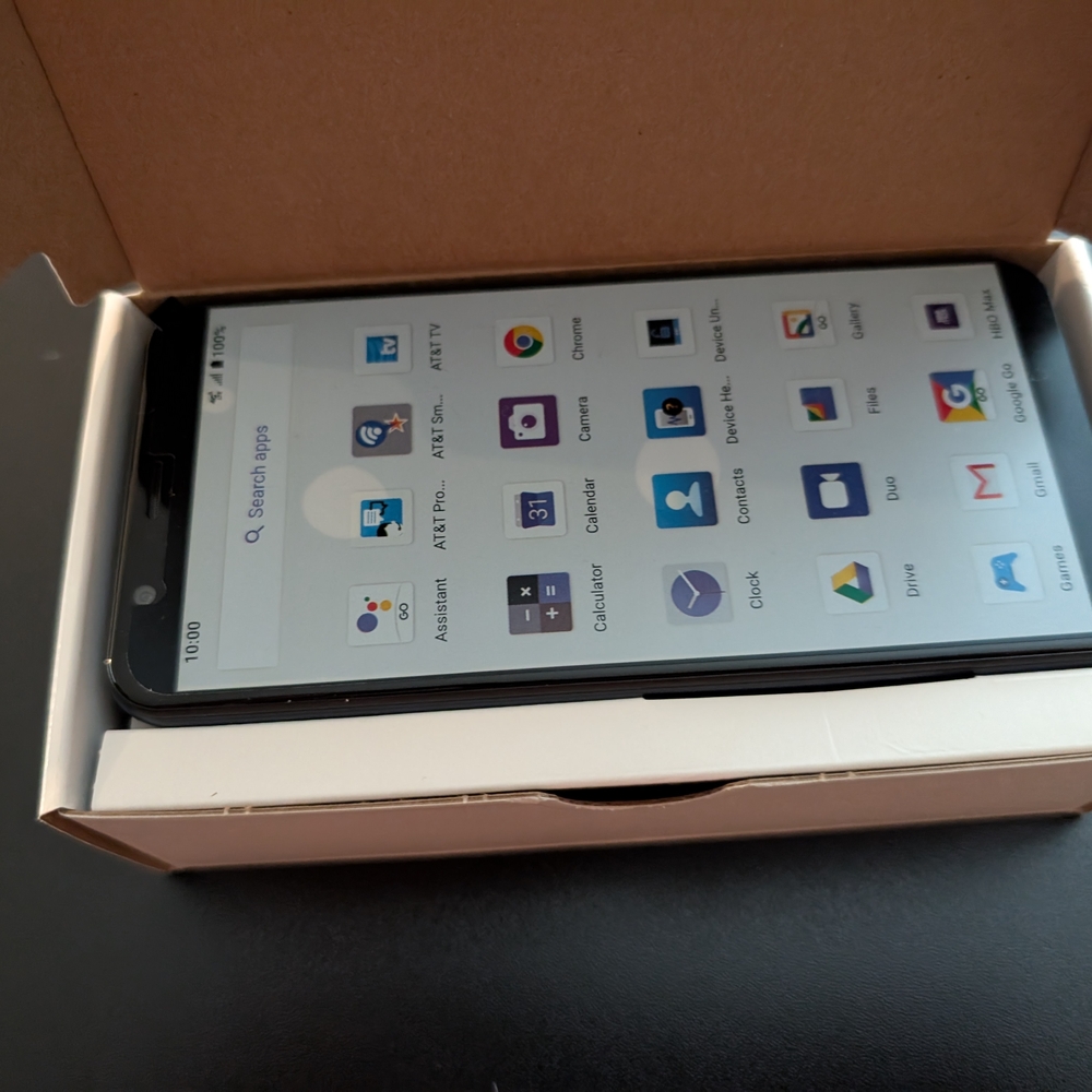 Black Smartphone in Box